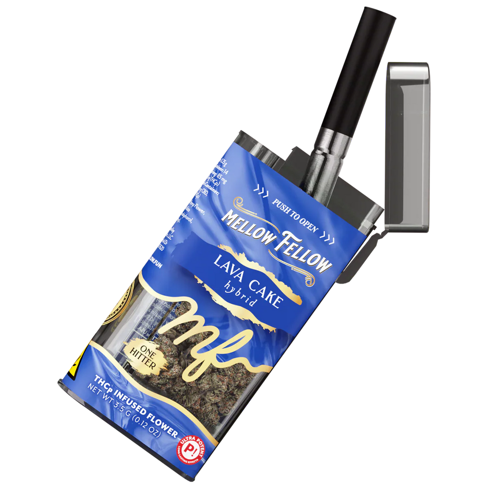 THCp 3.5g Infused Flower + One Hitter - Lava Cake (Hybrid)