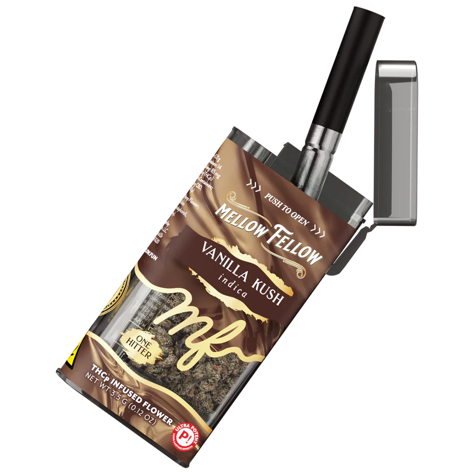 THCp 3.5g Infused Flower + One Hitter - Vanilla Kush (Indica)