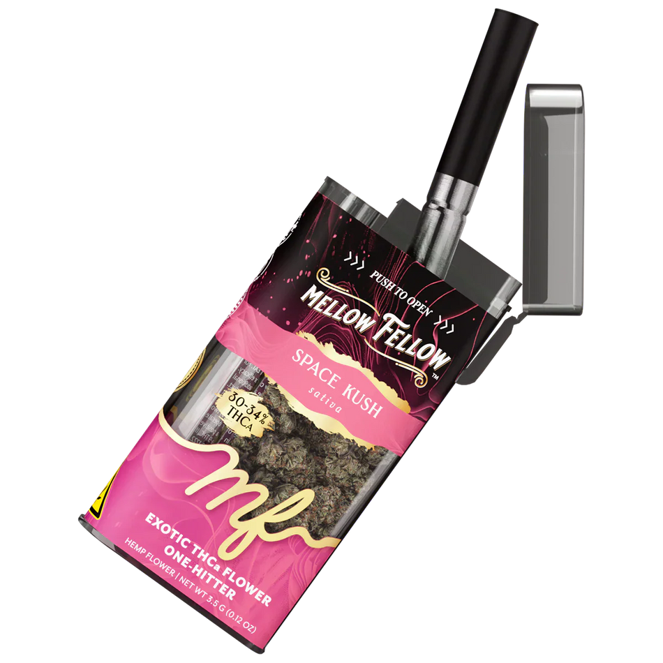 THCa 3.5g Exotic Flower + One Hitter - Space Kush (Sativa)