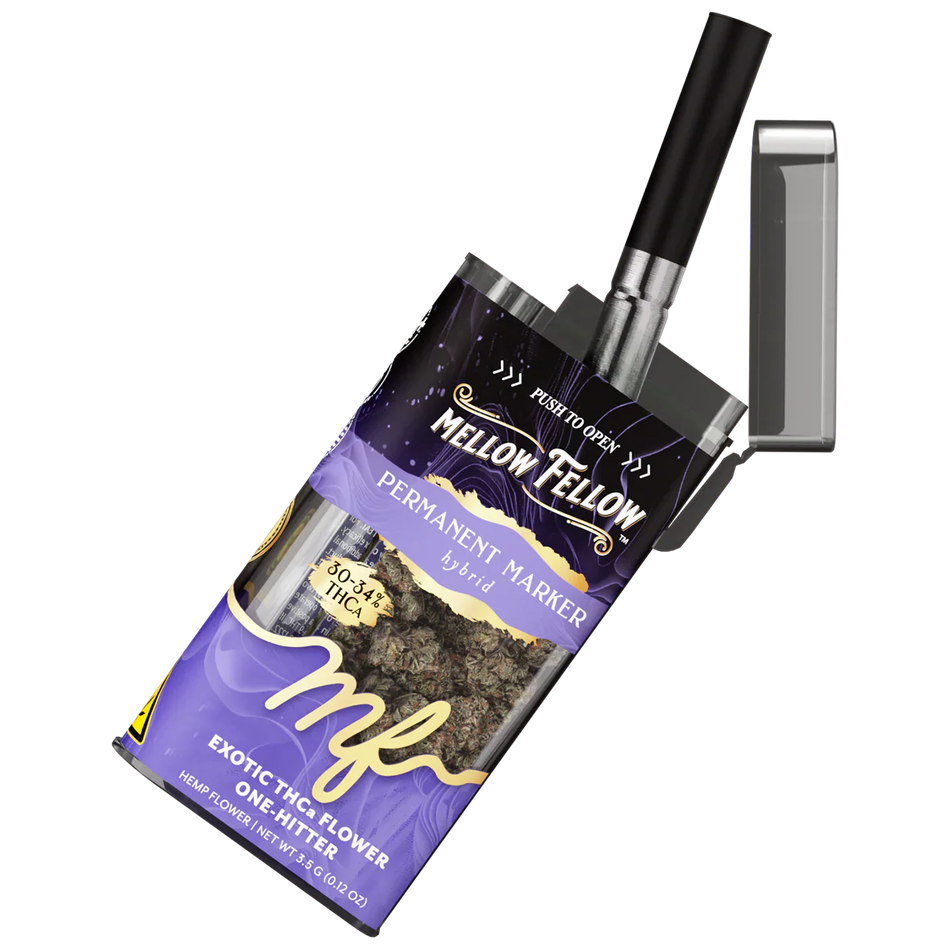 THCa 3.5g Exotic Flower + One Hitter- Permanent Marker (Hybrid)