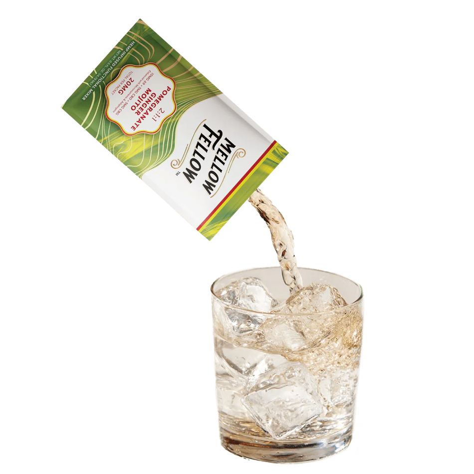 Delta 9 + CBD & CBG Mixers 10pc - Pomegranate Ginger Mojito