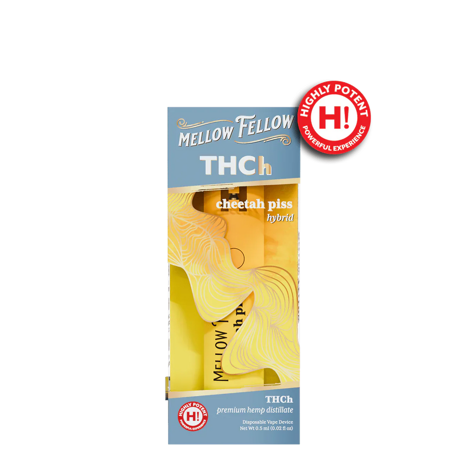 Mellow Fellow THCh 0.5g Disposable Vape - Cheetah Piss (Hybrid)