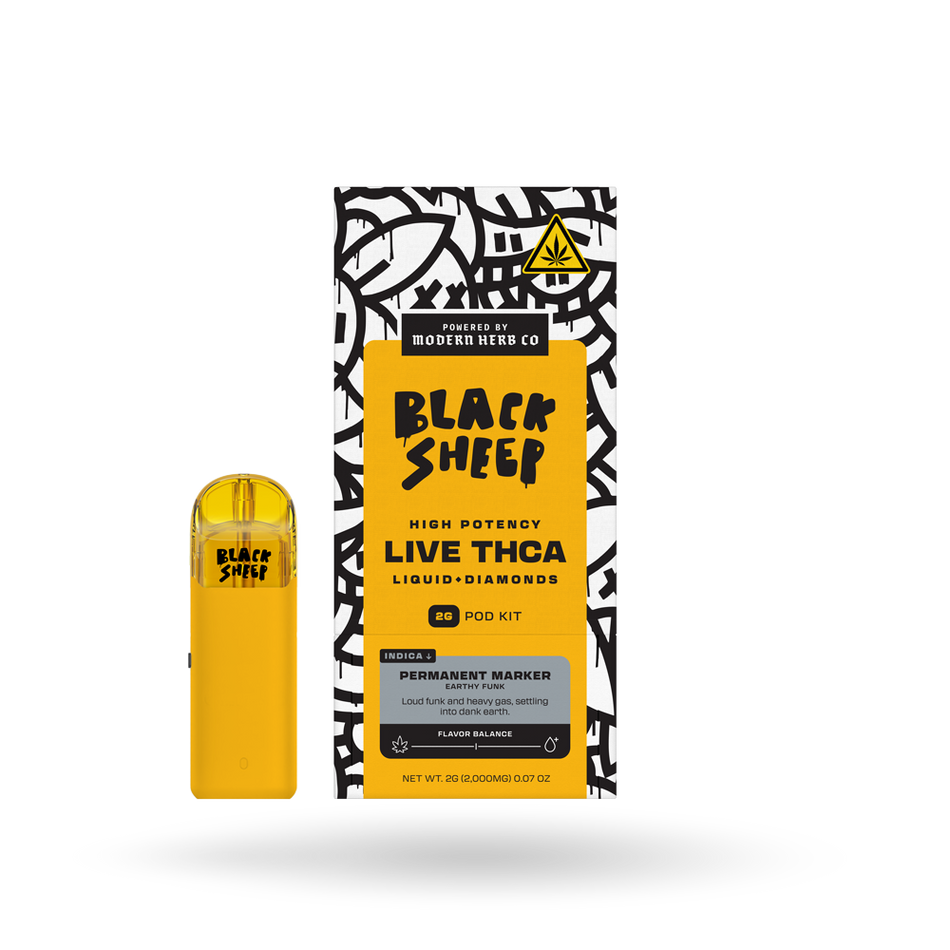 Liquid Diamonds Pod Kit: Permanent Marker (Indica) 2g