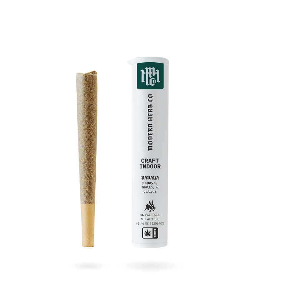 The Hemp Collect THCa Pre Roll, Papaya, Indica, 1g