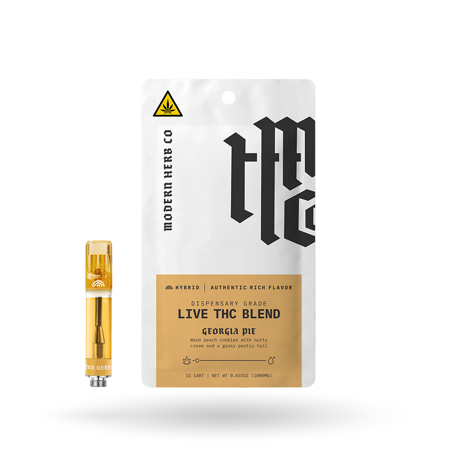 The Hemp Collect Live THC Vape Cartridge: Georgia Pie (Hybrid) 1g