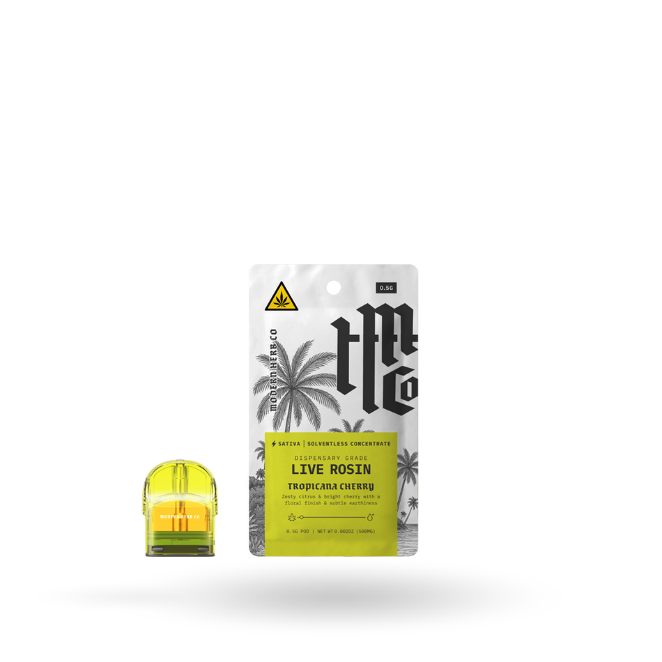 The Hemp Collect THCa Rosin Pod: Tropicana Cherry (Sativa) 0.5g