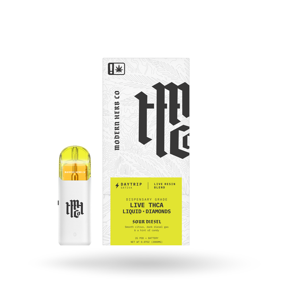 THCa Pod Kit Live Resin Liquid Diamonds: Sour Diesel (Sativa) - 2g