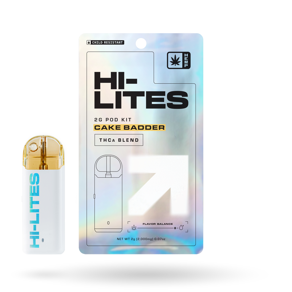 The Hemp Collect Hi-Lites THCa Pod Kit: Cake Badder
