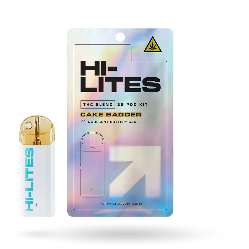 THC Blend Pod Starter Kit: Cake Badder 2g