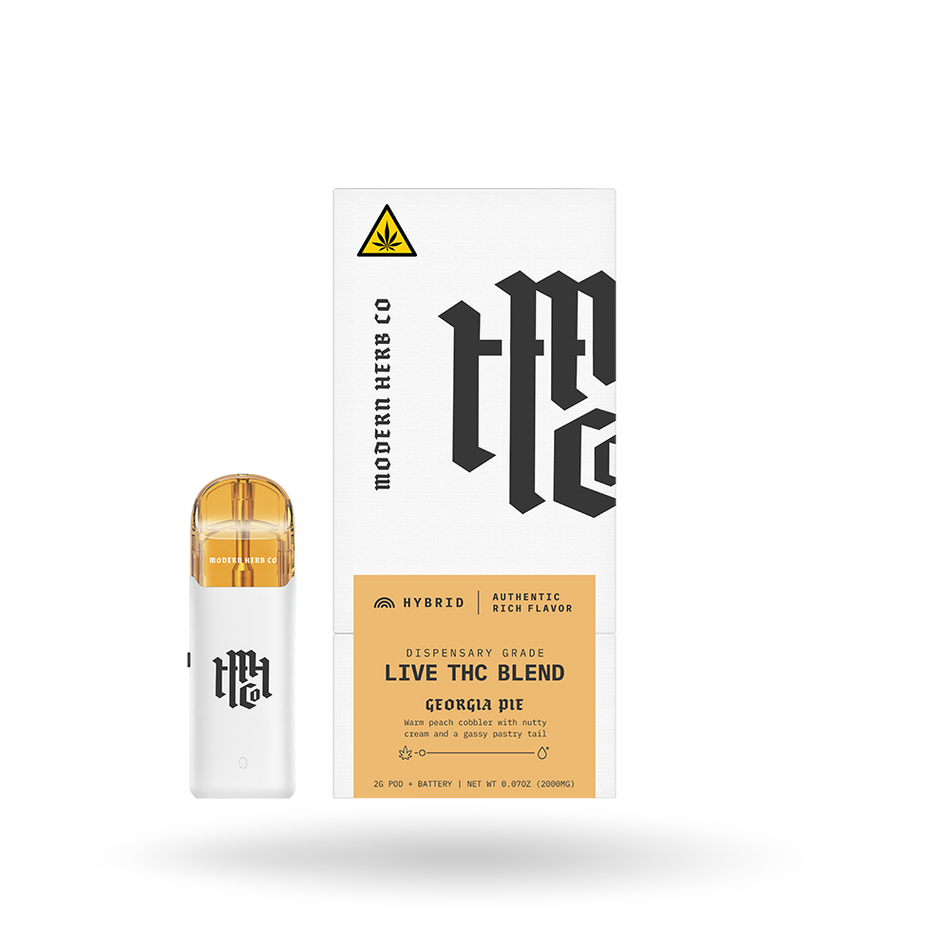 The Hemp Collect Live THC Pod Starter Kit: Georgia Pie (Hybrid) 2g