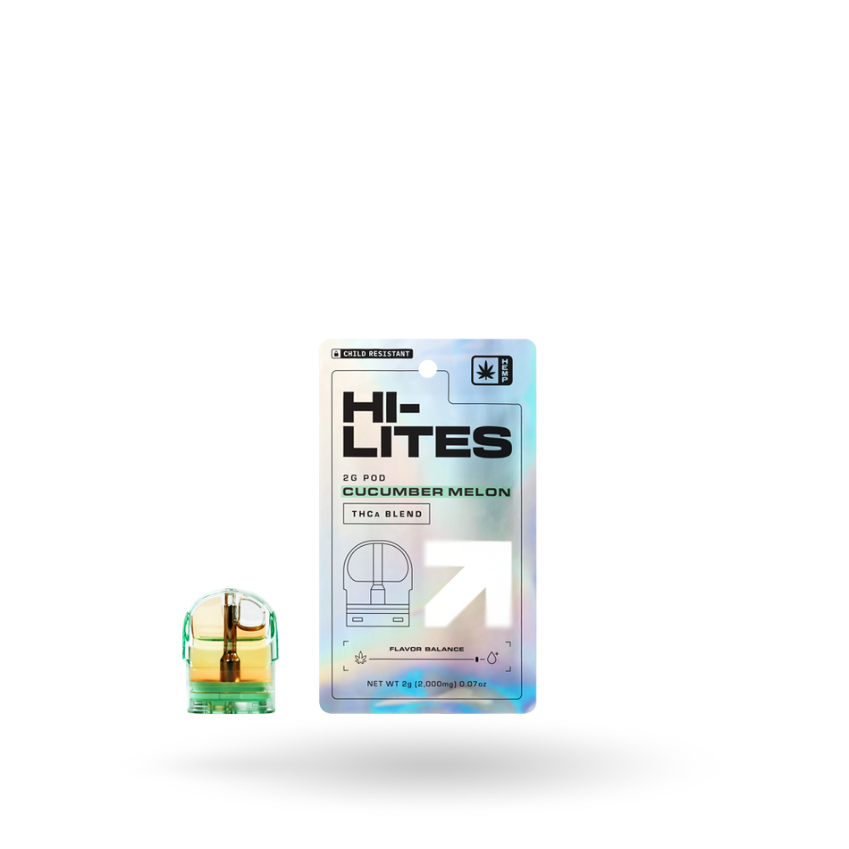 The Hemp Collect Hi-Lites THCa Pod Refill: Cucumber Melon