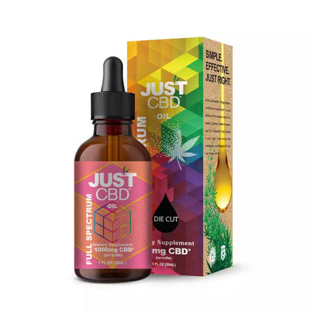 JustCBD - 1000mg Full Spectrum CBD Oil Best Sales Price - Tincture Oil