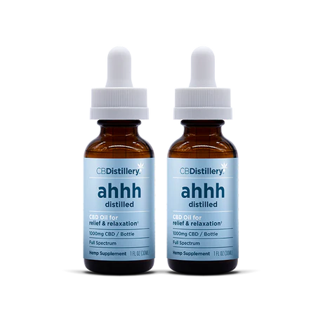 CBDistillery 2 x 1000mg Full Spectrum CBD Tincture Bundle