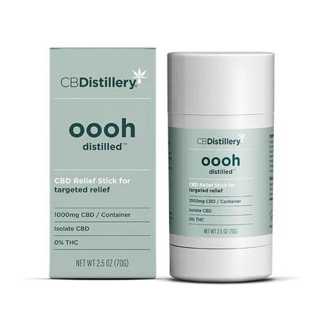 CBDistillery 1000mg Isolate CBD Relief Stick Targeted Relief