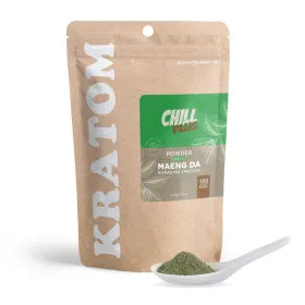 100g Kratom Powder - Green Maeng Da - Chill Plus