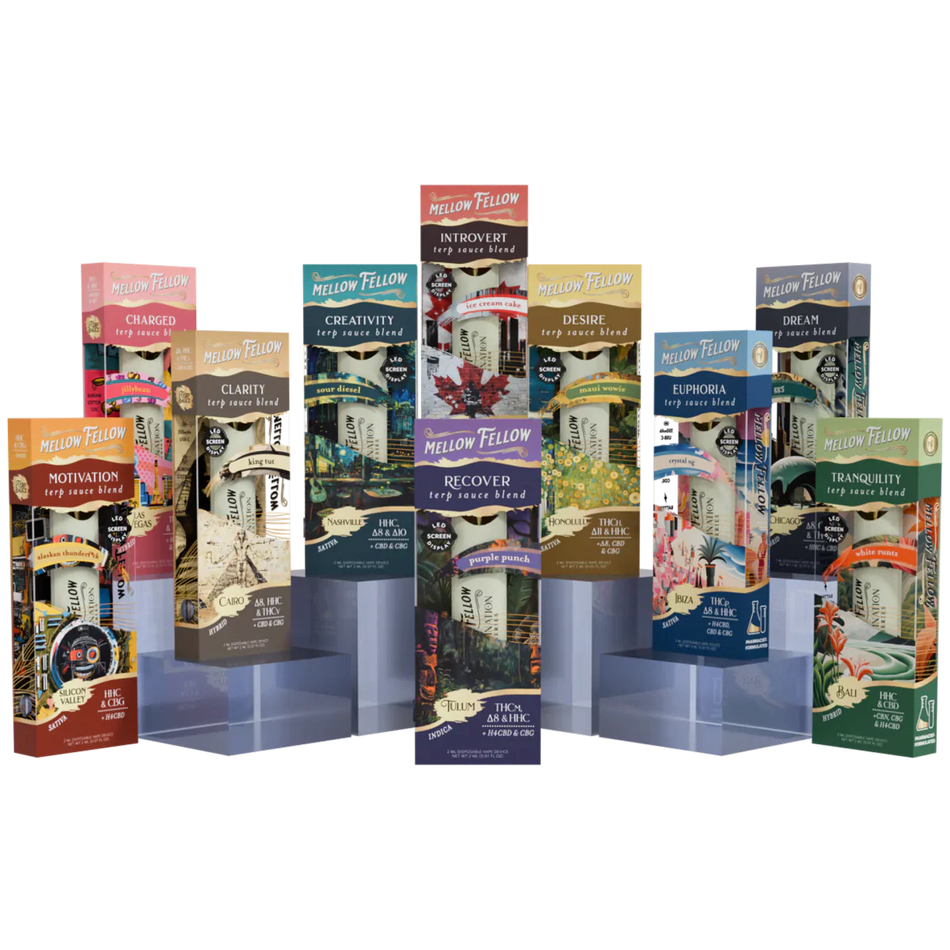 Mellow Fellow BYOB Destination Series Terp Sauce 2ml Disposables 4 Pk