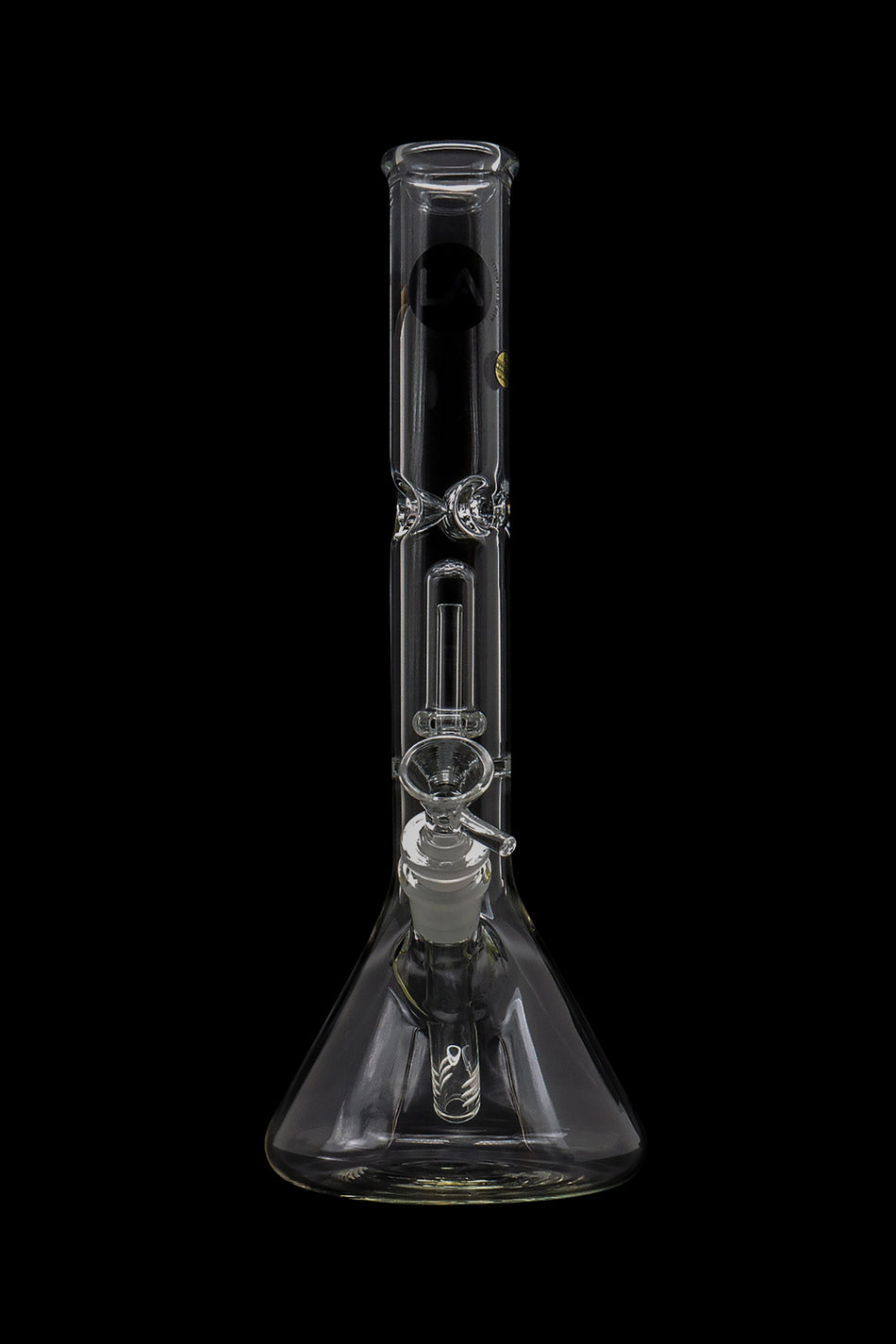 LA Pipes Single or Double Showerhead Perc Beaker Bong