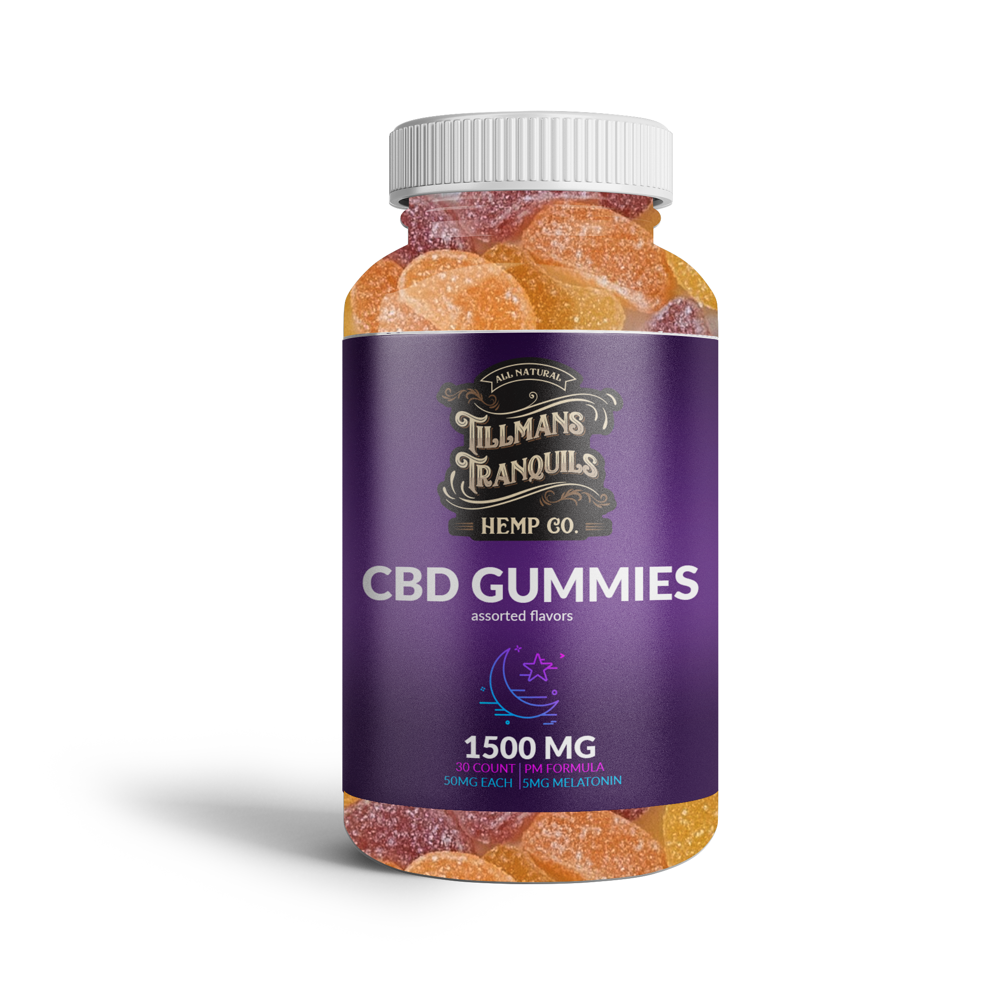 Tillmans Tranquils CBD Melatonin Gummies – 1500mg – Sleep Formula Best Sales Price - Gummies