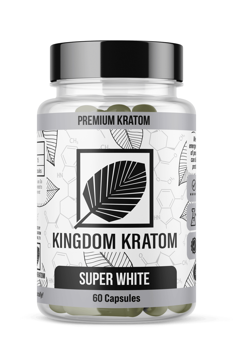 Kingdom Kratom Super White Borneo Capsules