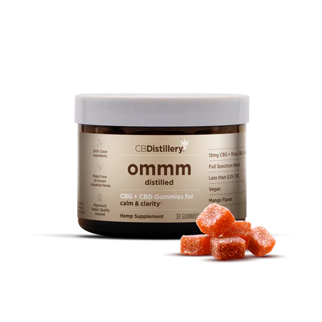 CBDistillery 15mg CBG + 15mg CBD Gummies