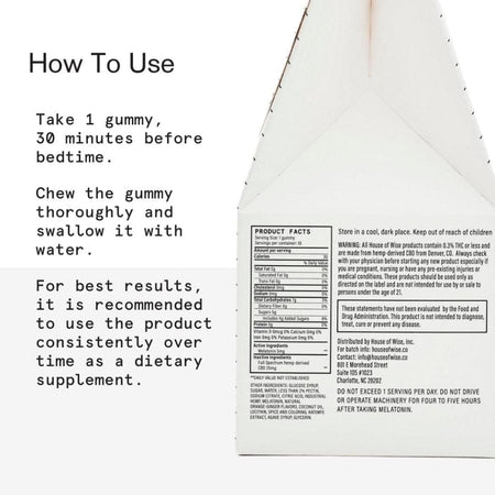 House of Wise CBD Sleep Gummies (10ct.) Best Sales Price - Gummies