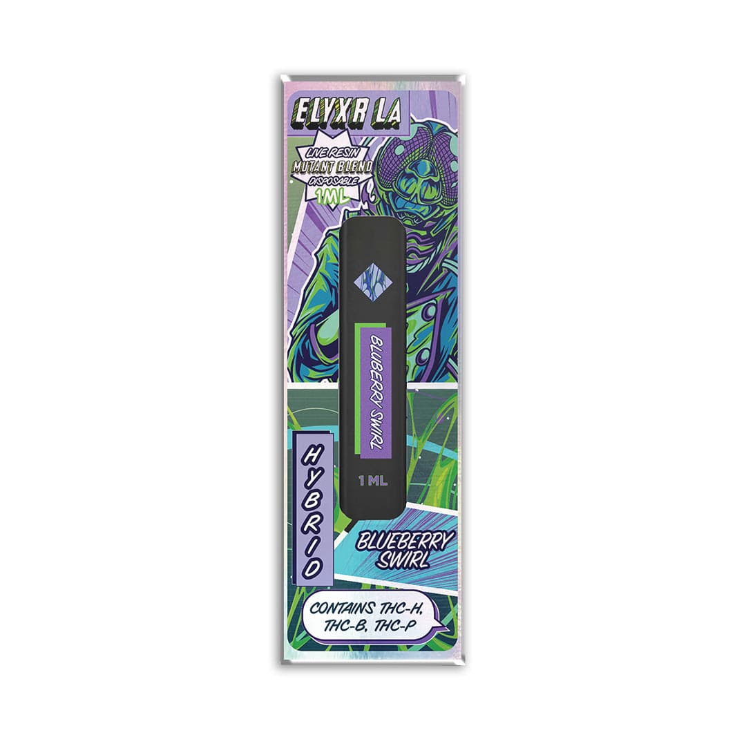 Elyxr Live Resin Mutant Blend (THC-H, THC-B, & THC-P) Disposable 1 Gram (1000mg) Best Sales Price - Vape Pens