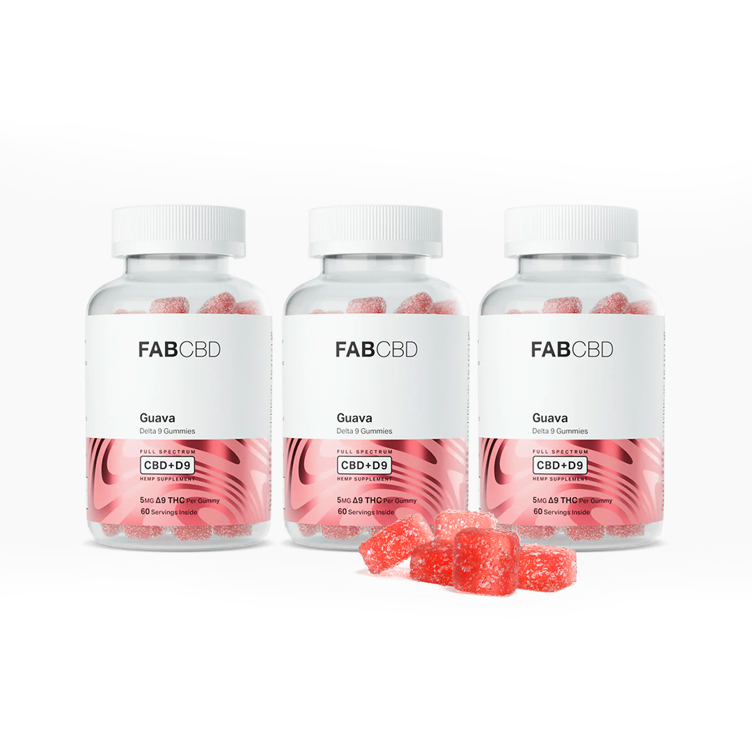 FAB CBD Delta 9 Gummies: 3-Pack Best Sales Price - Gummies