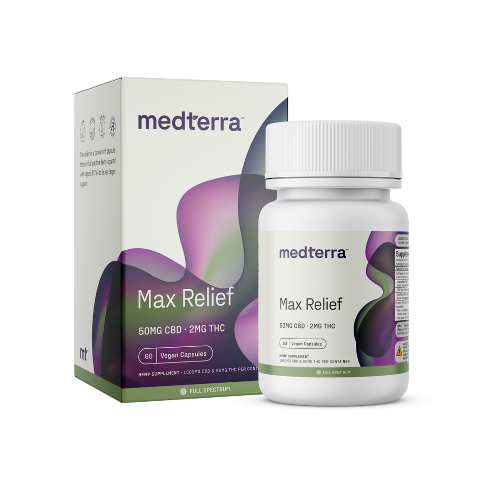 Medterra Max Relief Full Spectrum Capsules
