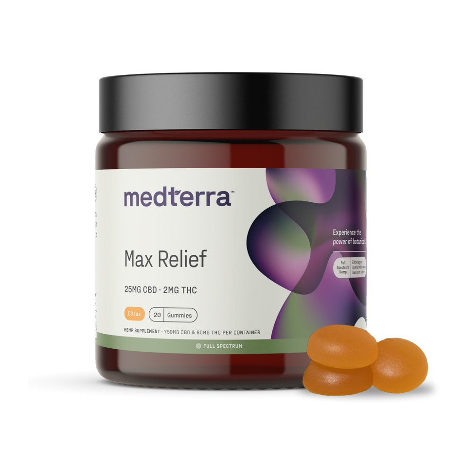 Medterra Max Relief Full Spectrum CBD Gummies