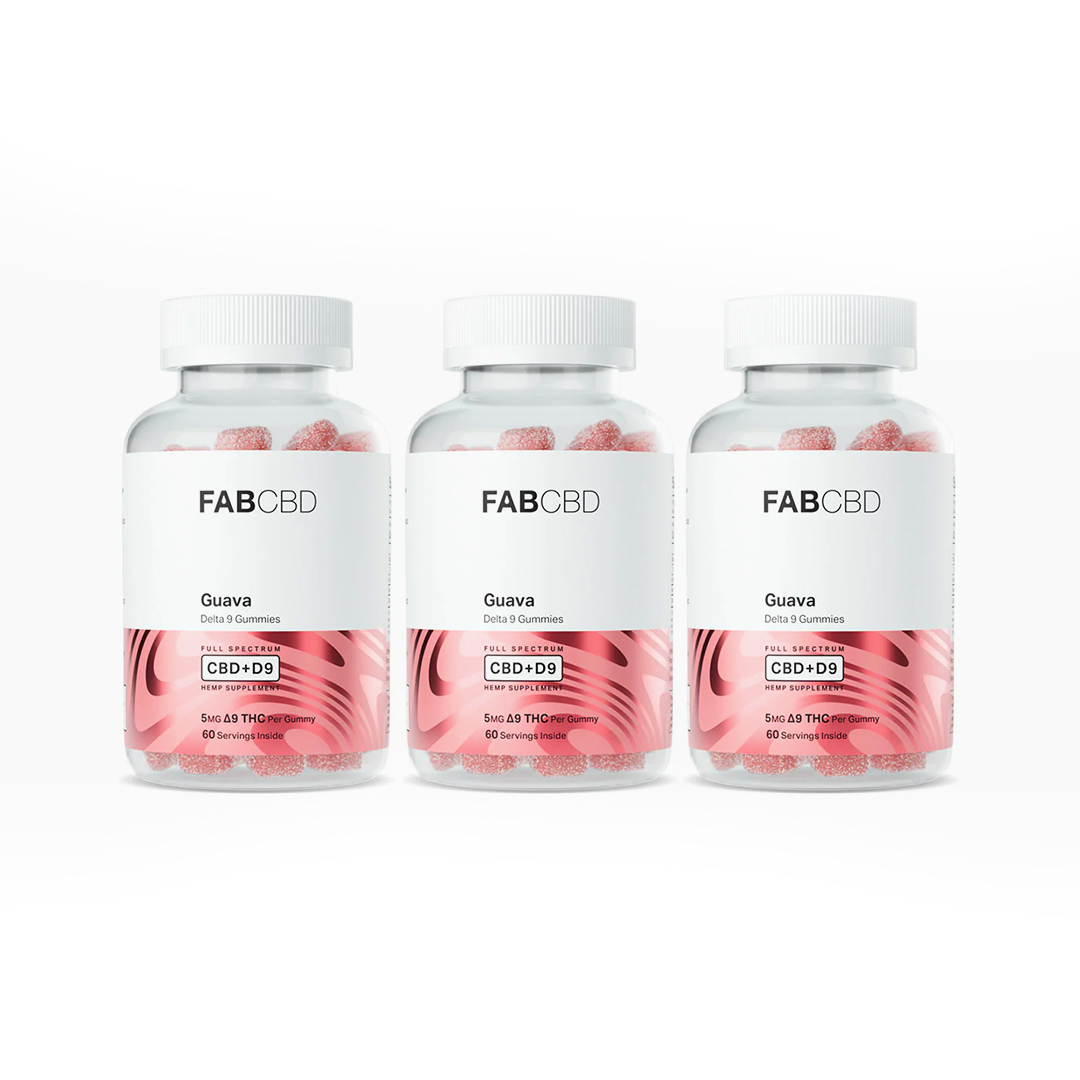 FAB CBD Delta 9 Gummies: 3-Pack Best Sales Price - Gummies