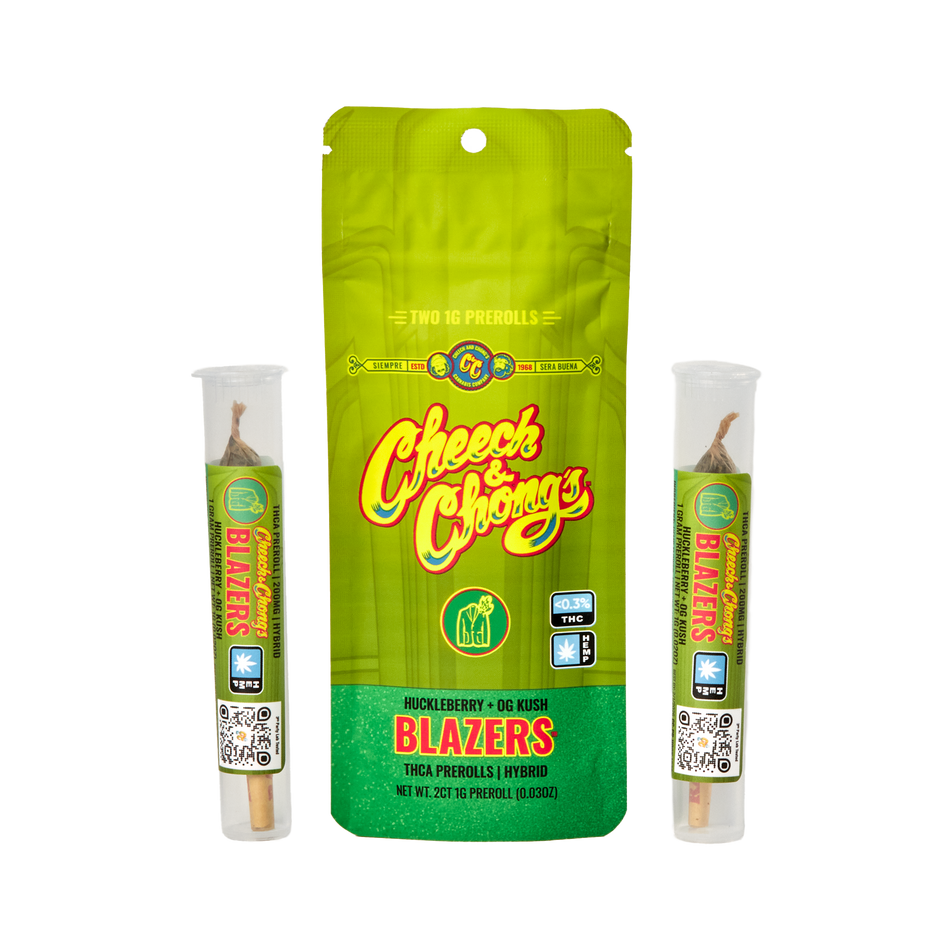 Cheech and Chongs Blazers – Huckleberry+OG Kush – Preroll — Direct From Cheech & Chong