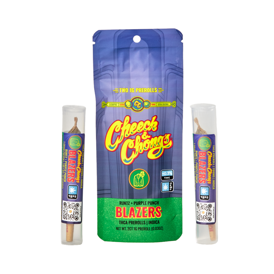 Cheech and Chongs Blazers – Runtz + Purple Punch – Preroll — Direct From Cheech & Chong