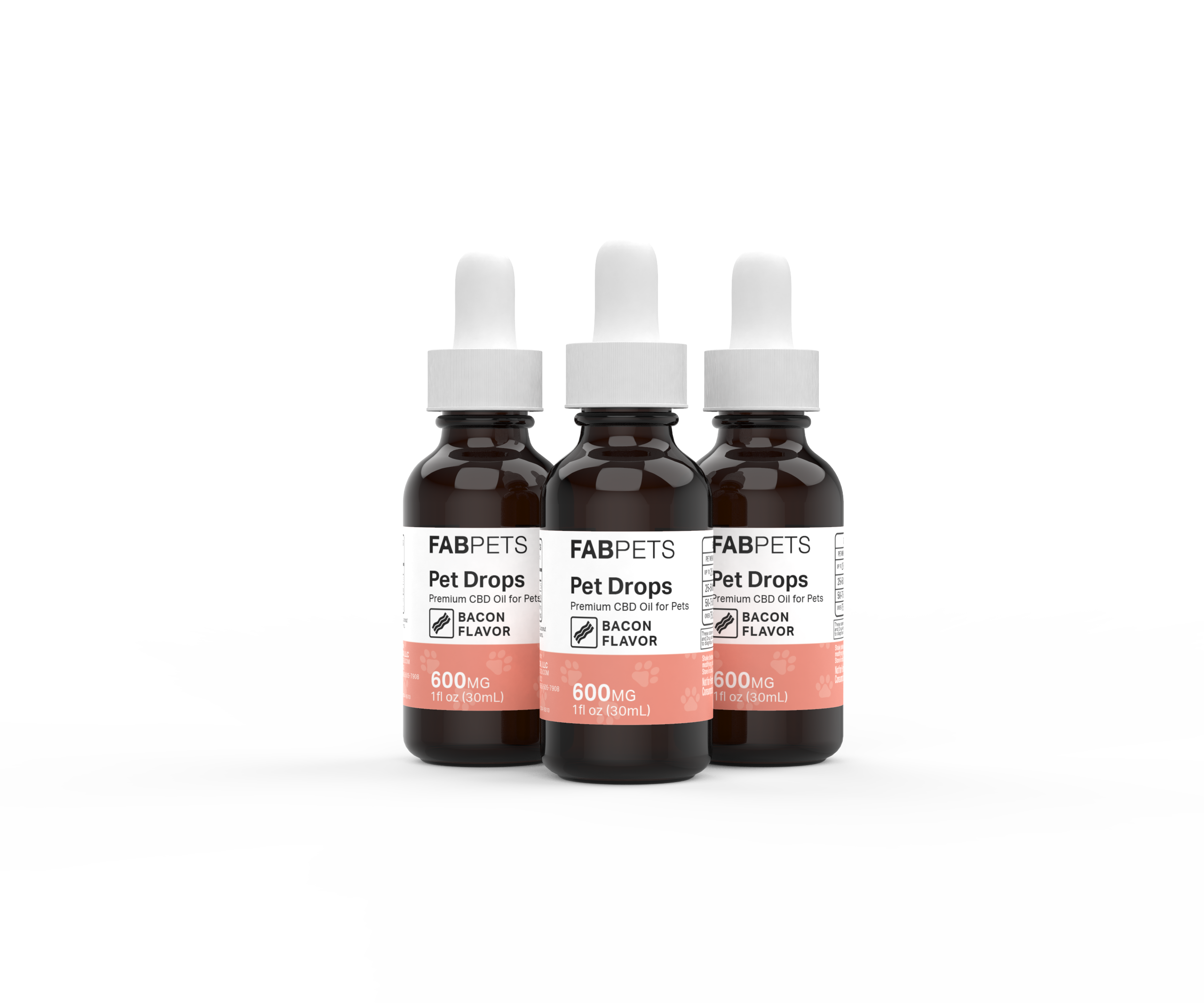 FAB CBD CBD Oil for Pets Bacon Flavor Best Sales Price - Tincture Oil