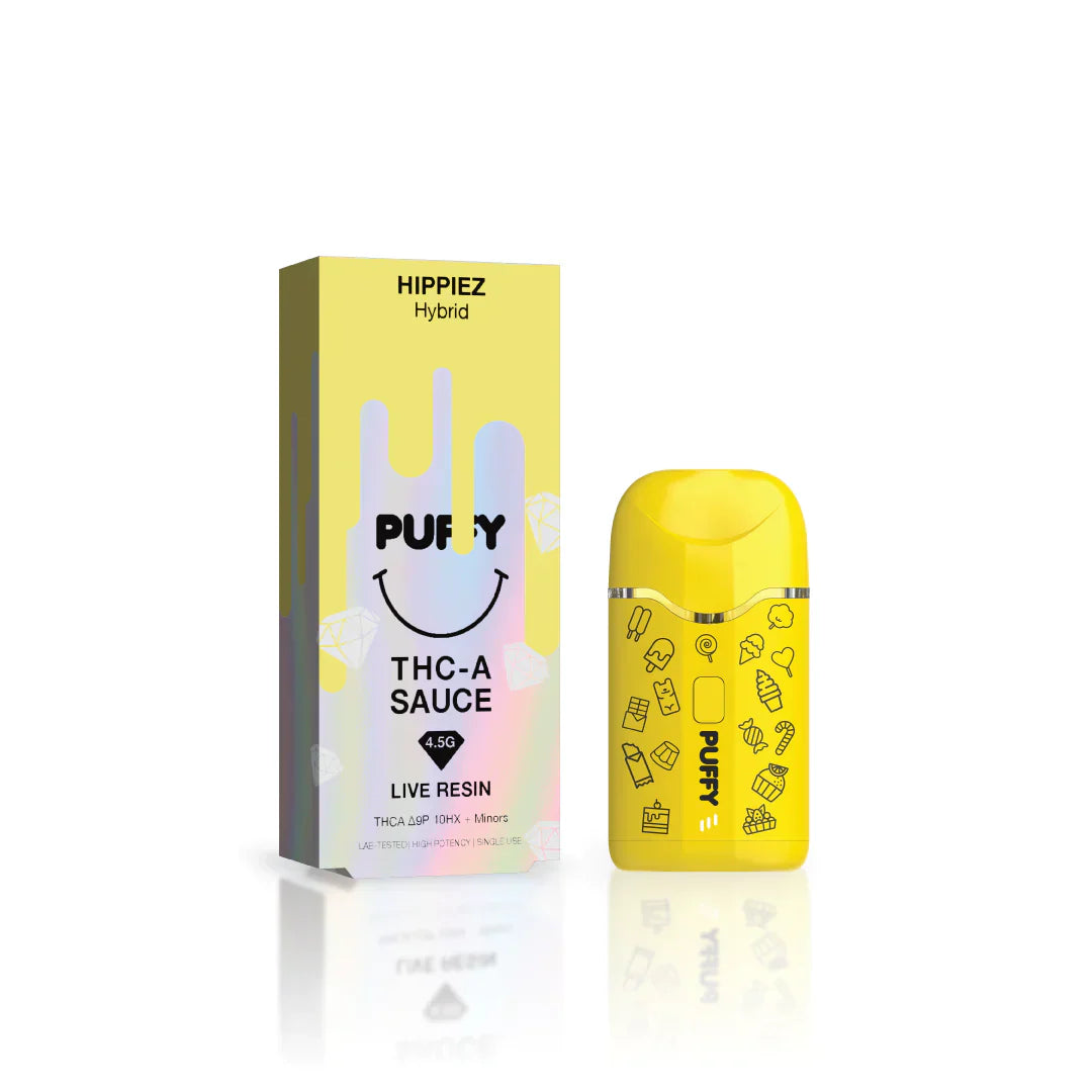Puffy THC-A Sauce Live Resin Disposable - 4.5g Best Sales Price - Vape Pens