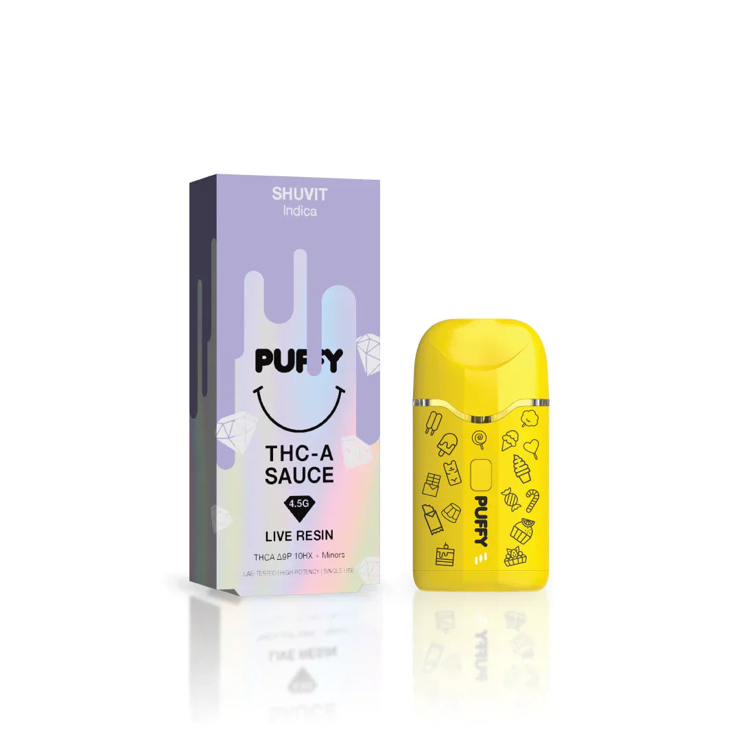 Puffy THC-A Sauce Live Resin Disposable - 4.5g Best Sales Price - Vape Pens