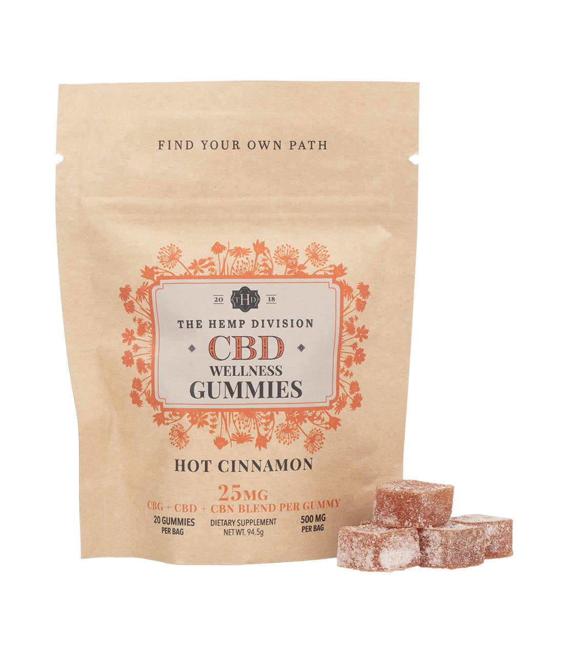 The Hemp Division Hot Cinnamon CBD Wellness Gummies Best Sales Price - Gummies