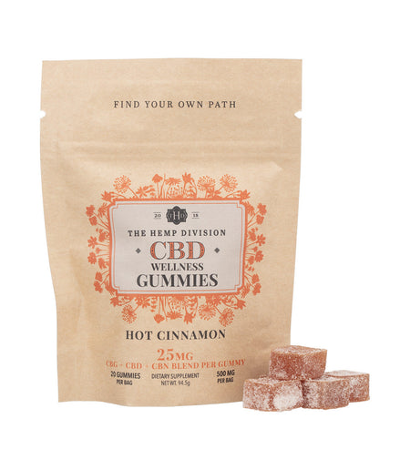The Hemp Division Hot Cinnamon CBD Wellness Gummies Best Sales Price - Gummies