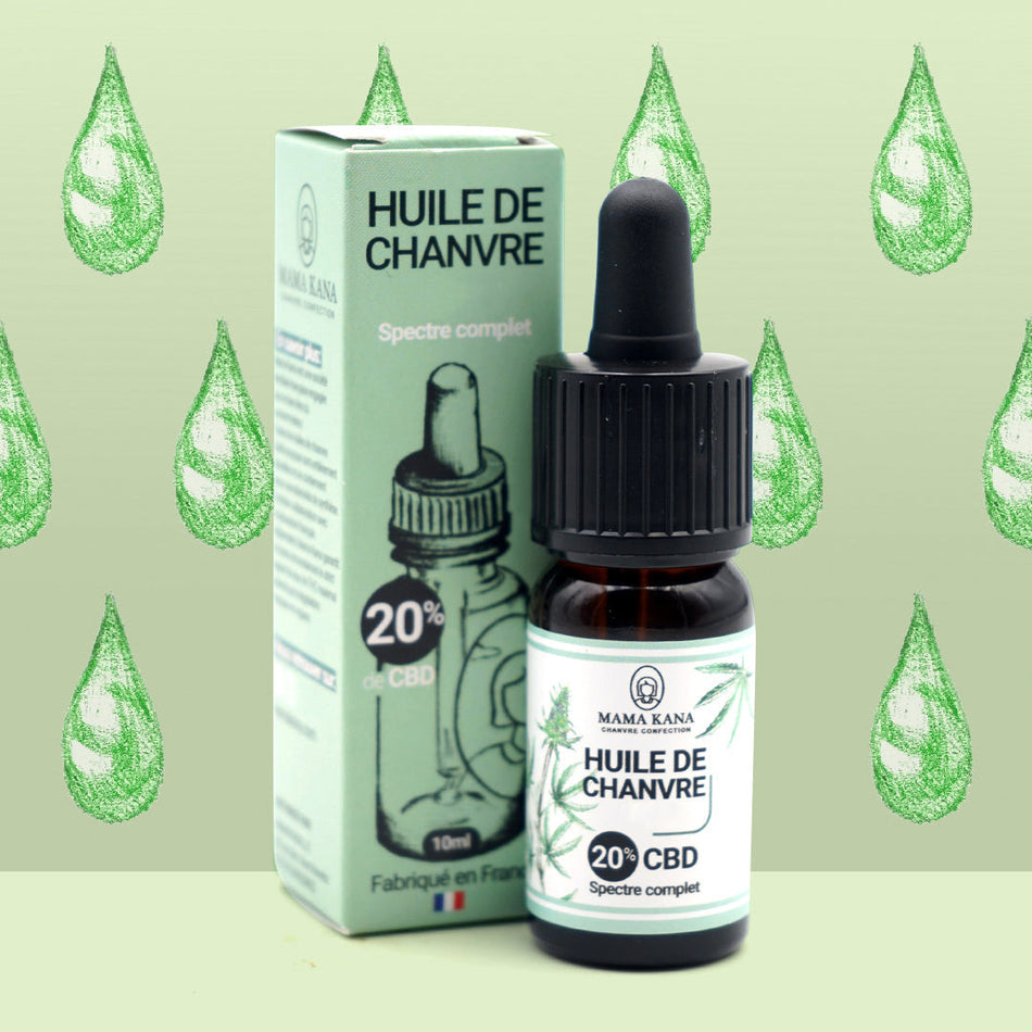 MAMA KANA CBD Huile 20% de CBD Full Spectrum 🇫🇷