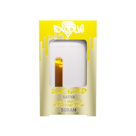 Exodus | Live Resin THCA + HXY 9 THC + Delta 8 Disposable - 5g Best Sales Price - Vape Pens