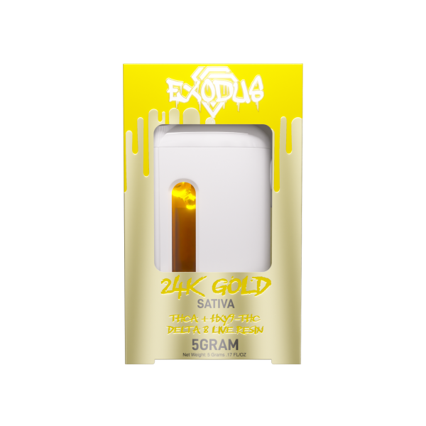 Exodus | Live Resin THCA + HXY 9 THC + Delta 8 Disposable - 5g Best Sales Price - Vape Pens