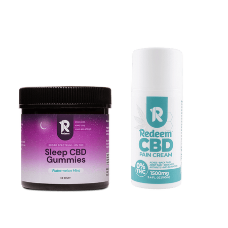 Redeem Sleep Gummies and Pain Cream Bundle Best Sales Price - Gummies