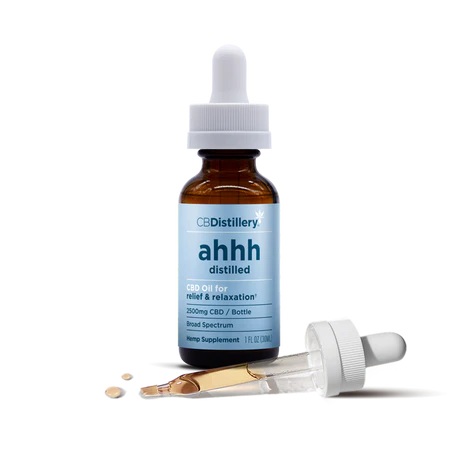 CBDistillery 2500mg THC-Free CBD Oil Tincture