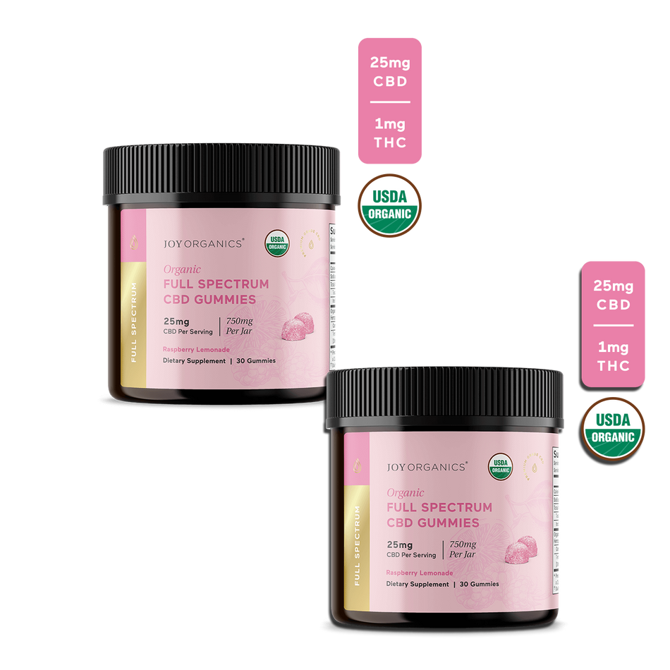 Joy Organics 25 mg Full-Spectrum CBD Gummies Value Pack