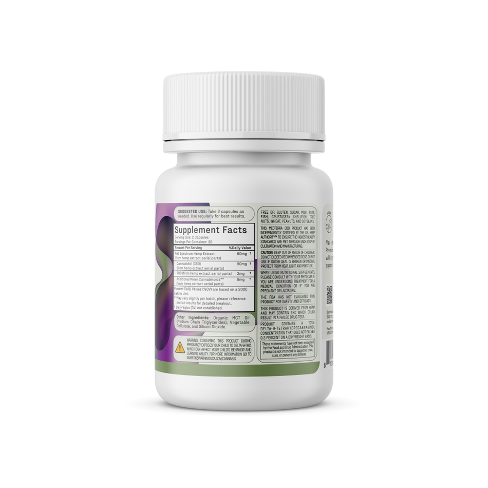 Medterra Max Relief Full Spectrum Capsules