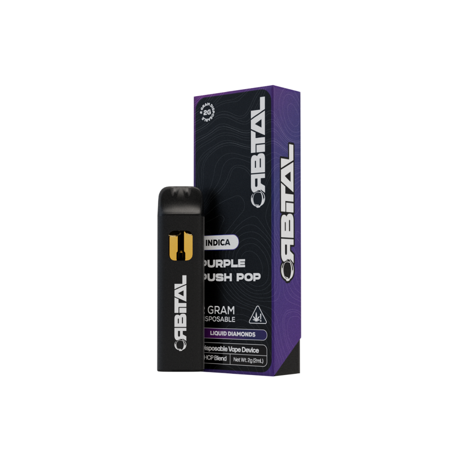 Galaxy Treats Purple Push Pop - Orbital 2G THCP Disposable