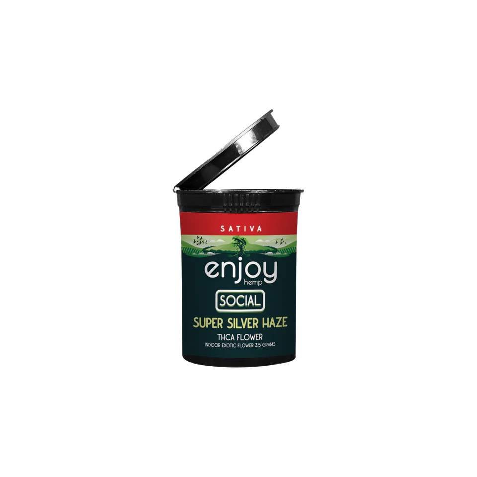 3.5g THCA Flower - Super Silver Haze for Social (Sativa) Best Sales Price - CBD