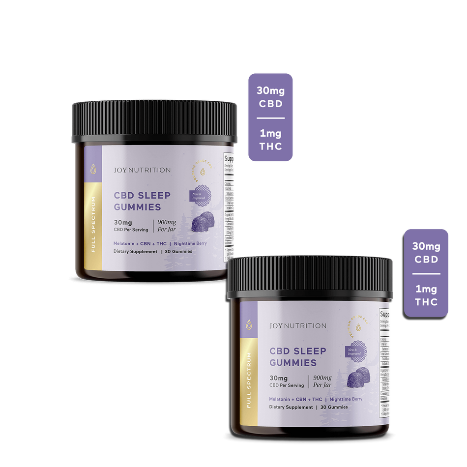 Joy Organics 30 mg CBD Sleep Gummies Value Pack