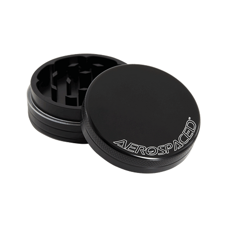 Aerospaced by HS 2 Piece Grinder 2.0"(50mm) Black Best Sales Price - Grinders