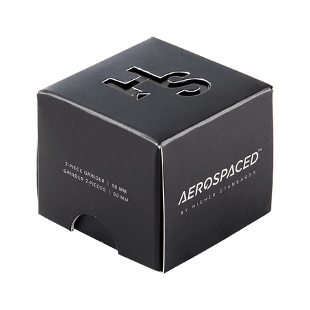 Aerospaced by HS 2 Piece Grinder 2.0"(50mm) Black Best Sales Price - Grinders