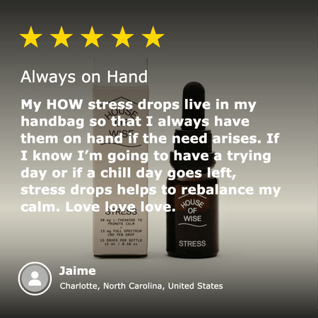 House of Wise CBD Stress Oil (450mg) Best Sales Price - Tincture Oil